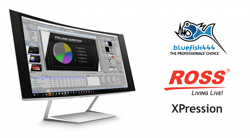 Bluefish444, Ross video, Video compression, Broadcast graphics, Real-time 3D, Realtime motion, XPression, Graphics cards Bluefish444, Ross video, Video compression, Broadcast graphics, Real-time 3D, Realtime motion, XPression, Graphics cards