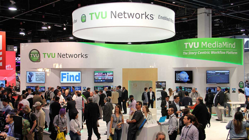 TVU booth at NAB 2018 TVU booth at NAB 2018