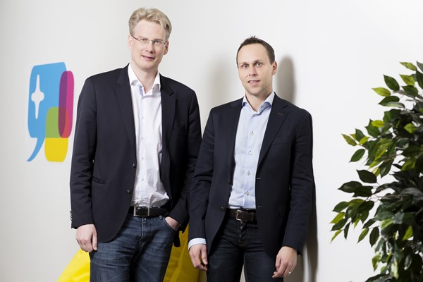 Accedo's founders, Michael Lantz and Fredrik Andersson Accedo's founders, Michael Lantz and Fredrik Andersson