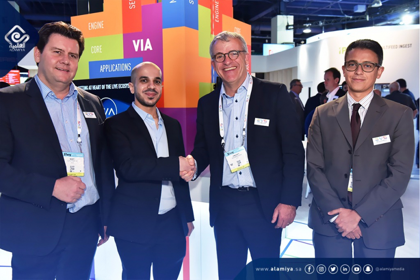 Alamiya, NAB 2019, EVS, Canon, Vizrt, Live production technology, Outside broadcasting, Replay systems, 3D graphics, HDR, 4K/UHD, Canon lenses, 4K live sports production, Live sports broadcast, Saudi Arabia Alamiya, NAB 2019, EVS, Canon, Vizrt, Live production technology, Outside broadcasting, Replay systems, 3D graphics, HDR, 4K/UHD, Canon lenses, 4K live sports production, Live sports broadcast, Saudi Arabia