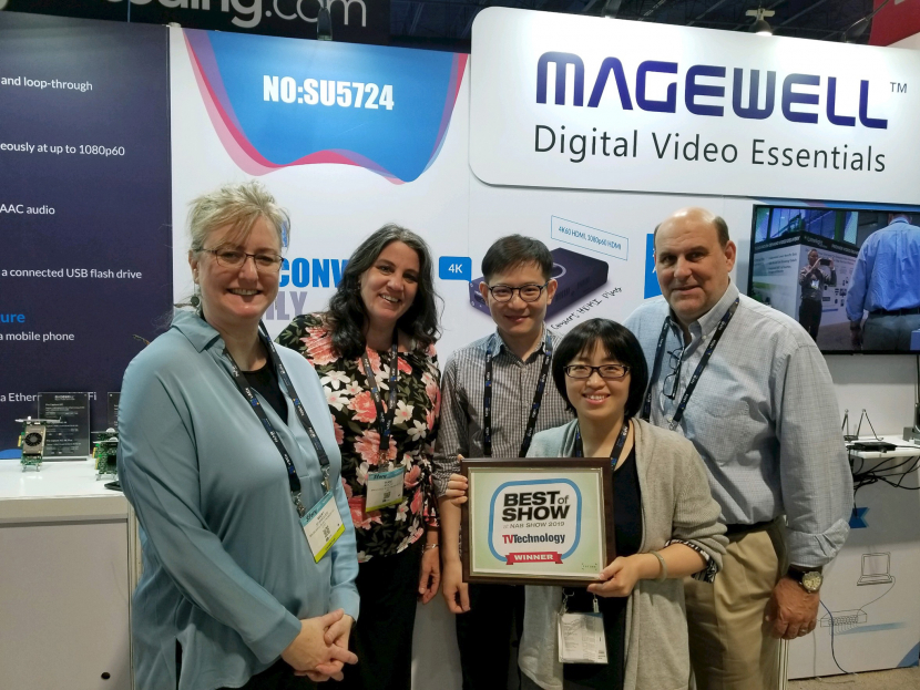 Magewell NDI converters win 'Best of Show' award at NAB Show 2019 Magewell NDI converters win 'Best of Show' award at NAB Show 2019
