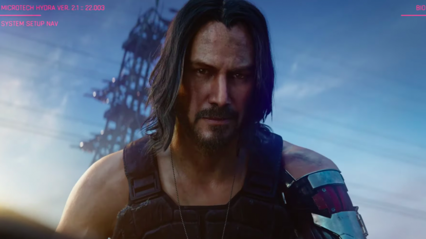 Keanu Reeves as he appears in video game Cyberpunk 2077 Keanu Reeves as he appears in video game Cyberpunk 2077