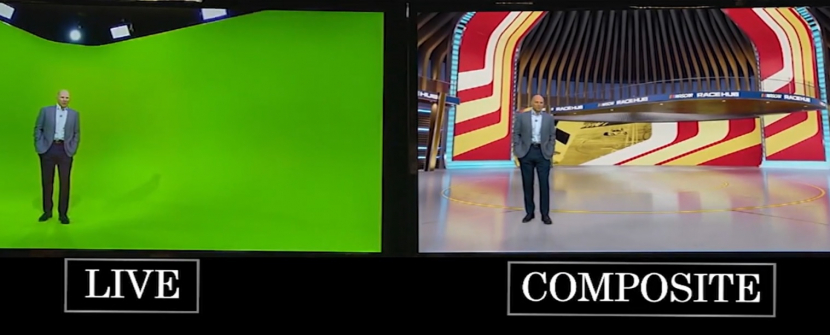 Zero Density's reality virtual studio system. Zero Density's reality virtual studio system.