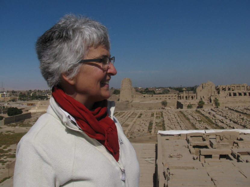 Susanne Bickel on top of the pylon of the Temple of Khonsu at Karnak This was built largely from blocks taken from the mortuary temple of Amenhotep III A team of archaeologists discover the first new tomb to contain a body since the tomb of Tutankhamon TV 6 Limited In pictures: Nat Geo's Egypt Specials premiers tonight