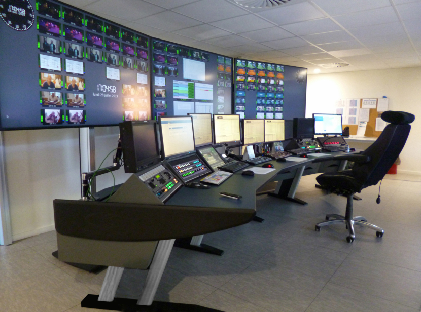 Be Tv Belgium Upgrades To Custom Consoles Module R Desks