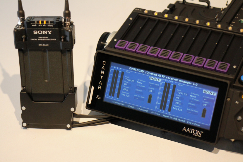 Audio capture, Audio, Aaton-Digital, Sony DWR-S03D, Ibc 2019 Audio capture, Audio, Aaton-Digital, Sony DWR-S03D, Ibc 2019