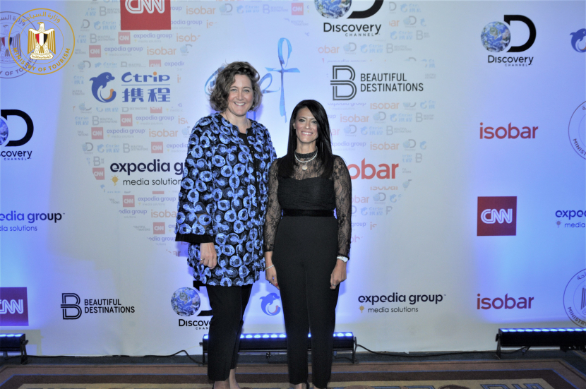 Amanda Turnbull and Dr Rania Al Mashat. Amanda Turnbull and Dr Rania Al Mashat.