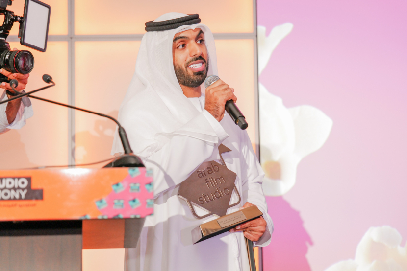 Amer Al Mahri won the award for Scriptwriting Amer Al Mahri won the award for Scriptwriting