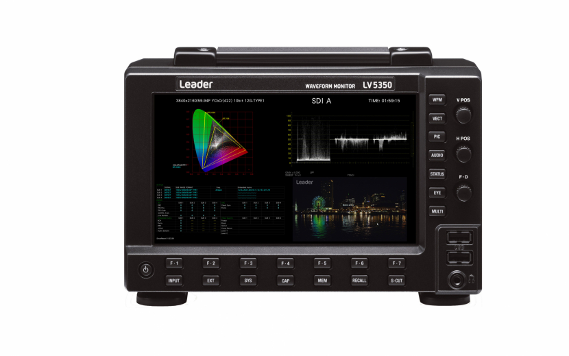 The vehicle includes seven Leader test instruments and an LT4448 error-detecting automatic channel switcher. The vehicle includes seven Leader test instruments and an LT4448 error-detecting automatic channel switcher.