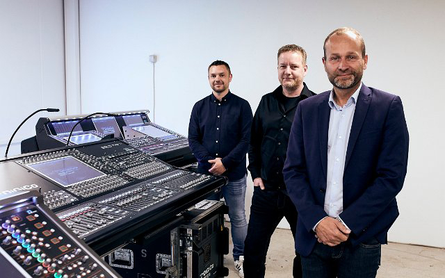 L R Martin Norbaek, Kim Johansen and Torben Pedersen. L R Martin Norbaek, Kim Johansen and Torben Pedersen.