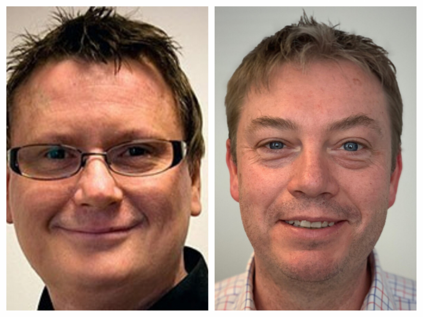 Howard Twine and Duncan Beattie. Howard Twine and Duncan Beattie.