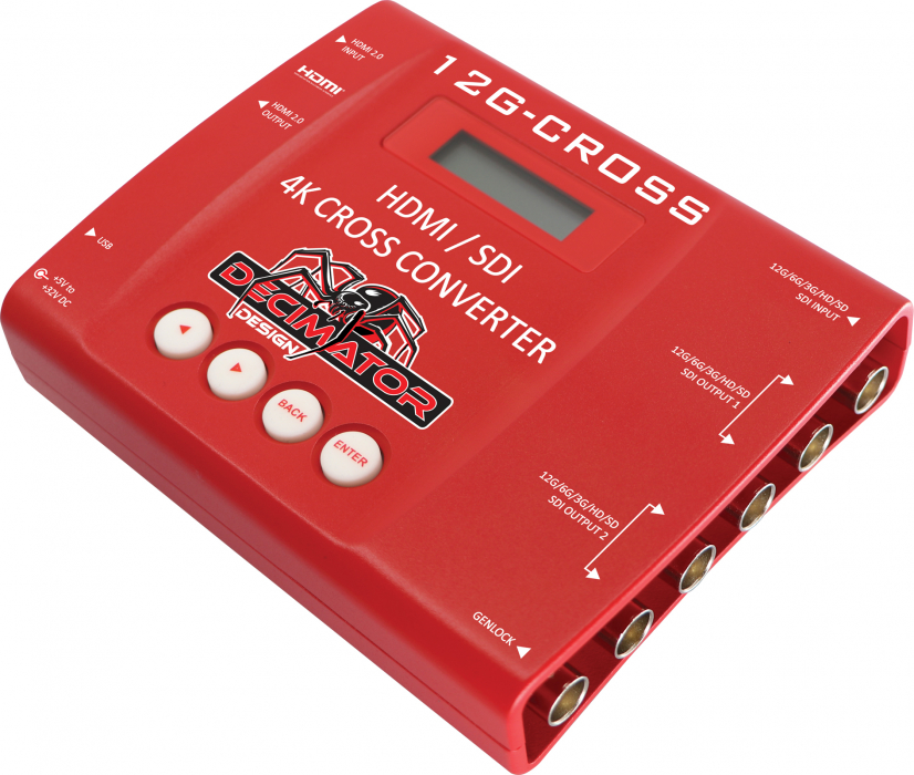 Decimator Design's 4G cross converter. Decimator Design's 4G cross converter.