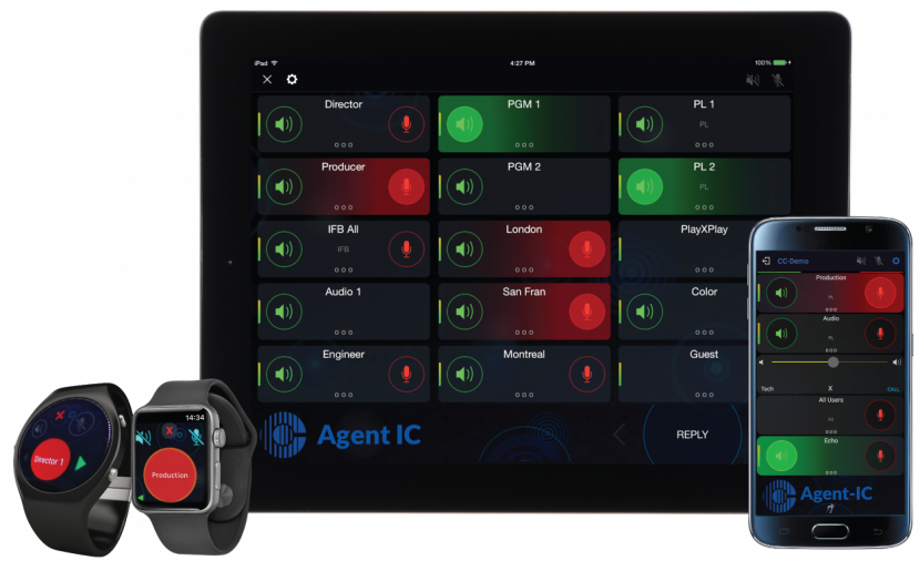 Agent IC Ipad and Android UI by Clear-Com Agent IC Ipad and Android UI by Clear-Com