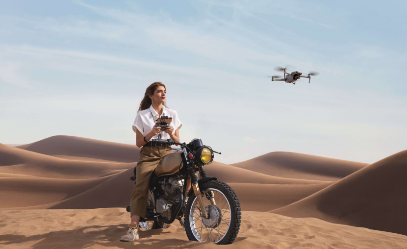 The drone packs a 1/2" sensor. The drone packs a 1/2" sensor.