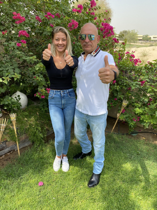 Lara Ghanem and Hadi Ghanem. Lara Ghanem and Hadi Ghanem.
