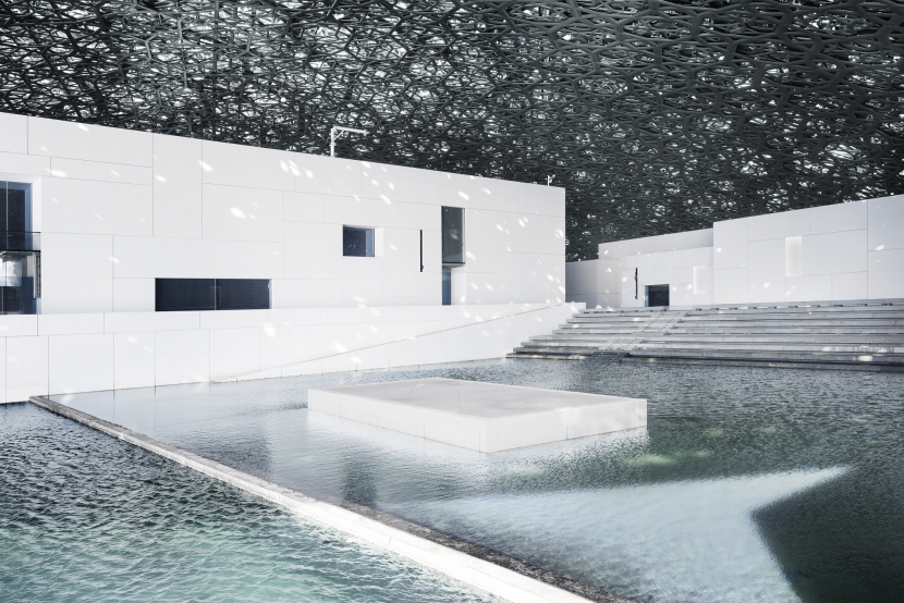 Louvre Abu Dhabi’s plaza. Louvre Abu Dhabi’s plaza.