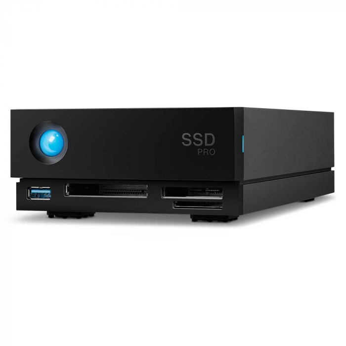 LaCie’s 1big Dock SSD Pro can handle editing of 6K, 8K, super slow motion, uncompressed video, and VFX content. LaCie’s 1big Dock SSD Pro can handle editing of 6K, 8K, super slow motion, uncompressed video, and VFX content.
